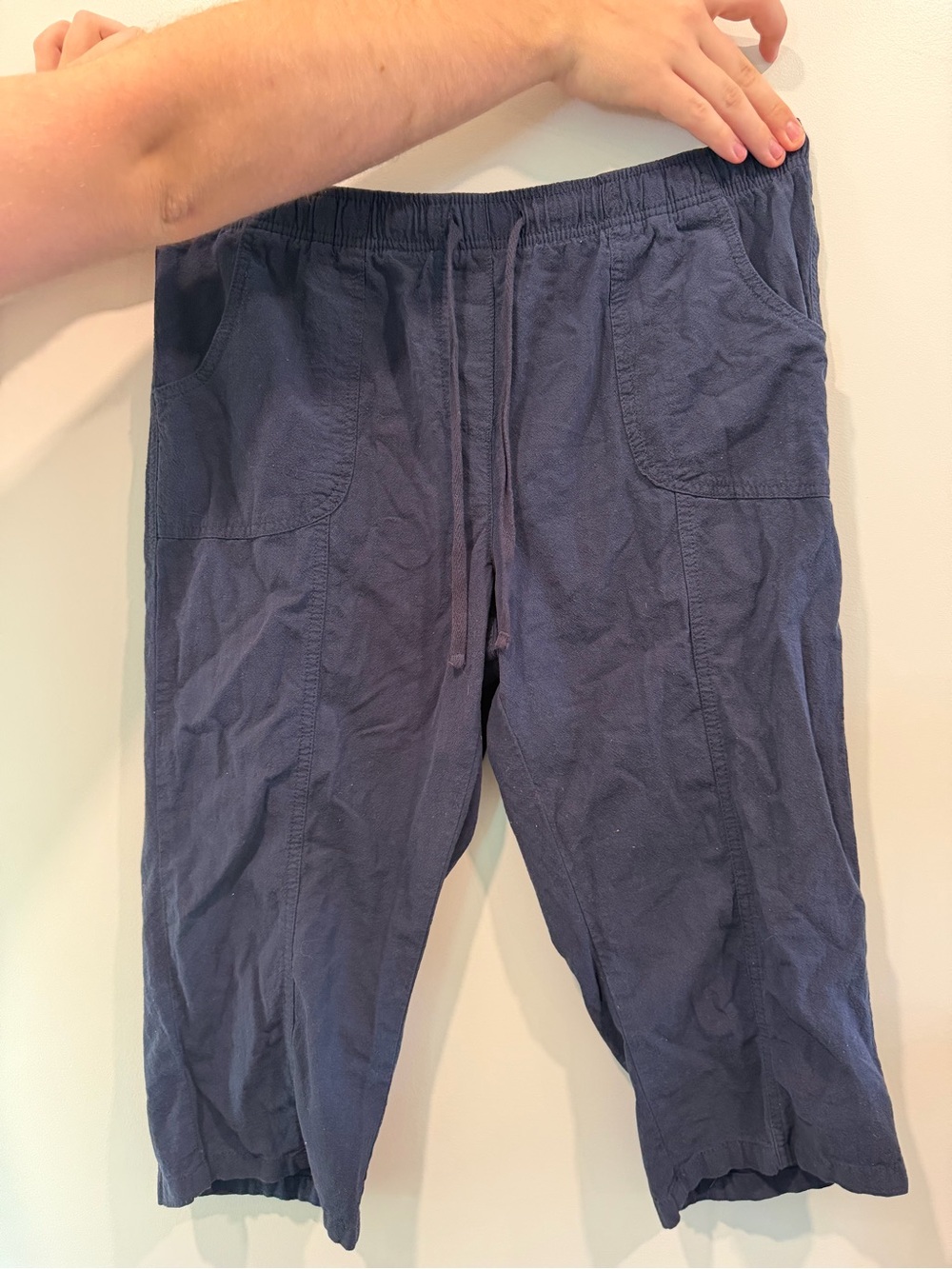 Navy Blue Capris